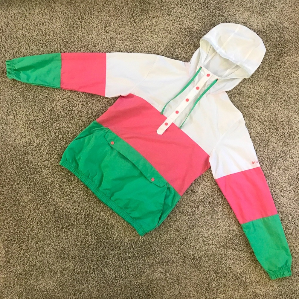 Euc Columbia Lightweight Pullover Jacket Windbrea… - image 1